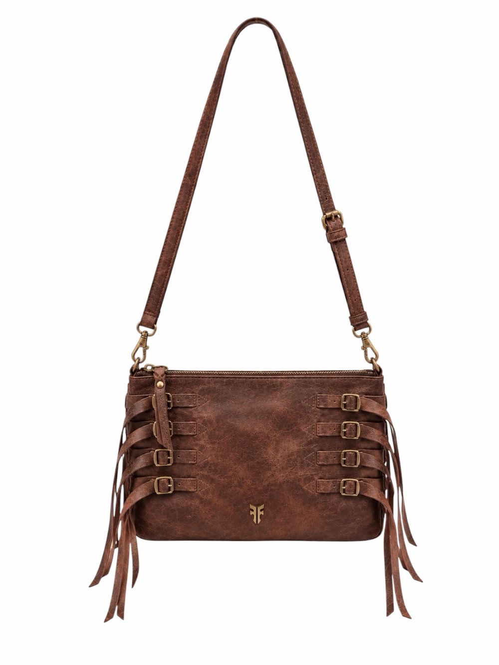 Frye Selena Strappy Leather Crossbody Bag